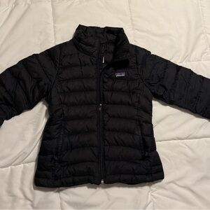 Patagonia Black Quilted Jacket with Logo